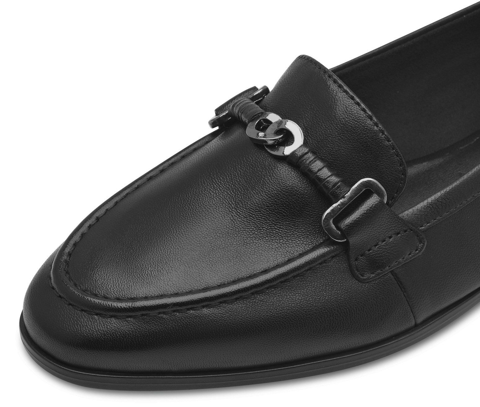 Tamaris Slipper, Blockabsatz, Schlupfschuh, Businessschuh mit hübscher Zier günstig online kaufen
