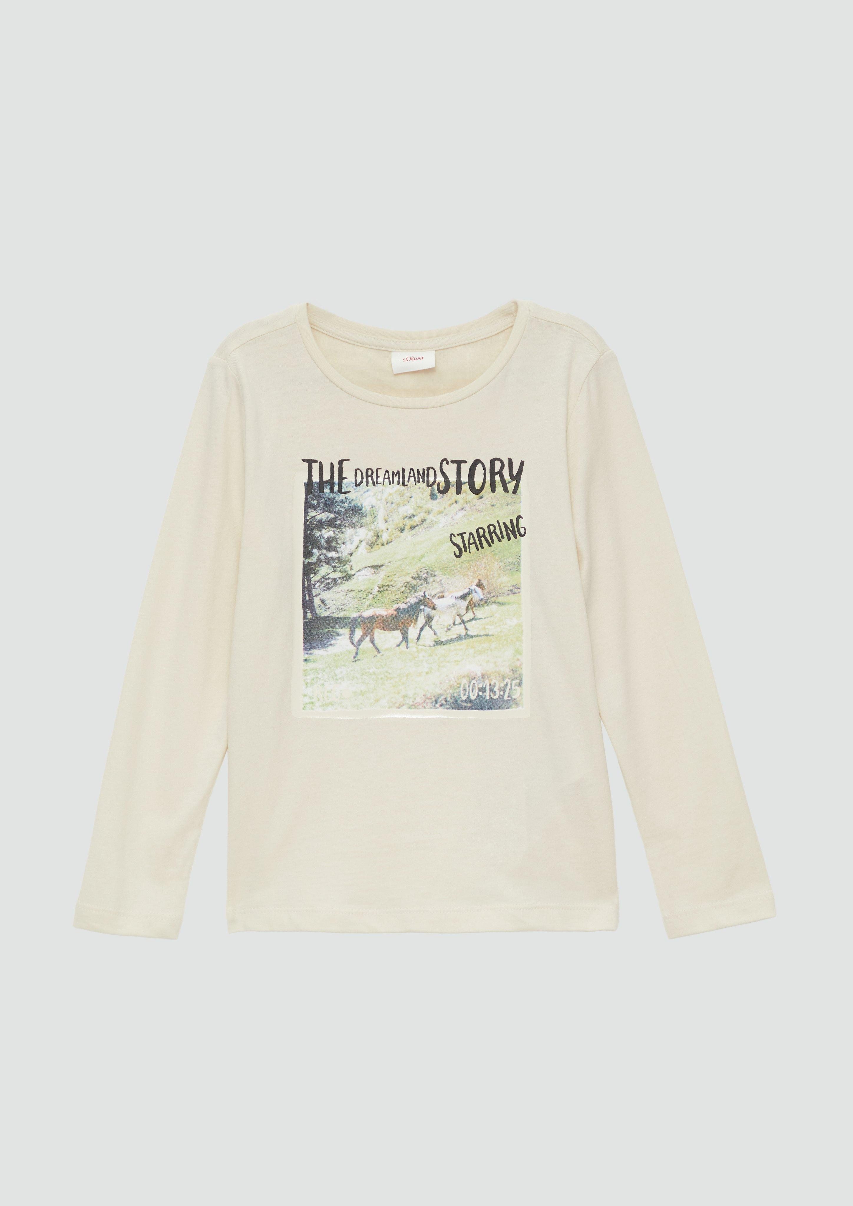 Langarmshirt Langarmshirt mit Fotoprint