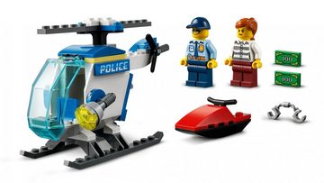 LEGO® Konstruktionsspielsteine LEGO City 4+ Polizeihubschrauber, (51 St)