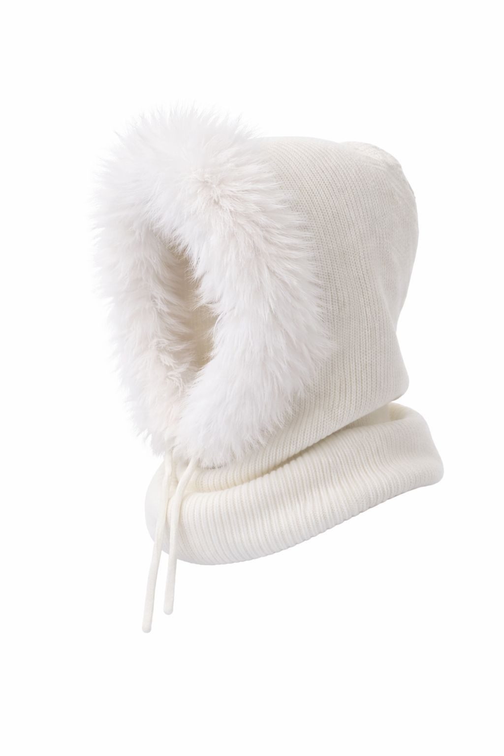 soma Modeschal Kapuzenschal Damen&Herren mit Kunstfell Winter Schal mit Kapuze Beige, (Set, 1-St. Schal mit Mütze), Kapuzenkragen mit Bindeband Weich gefüttert,winddicht – Winter Schal