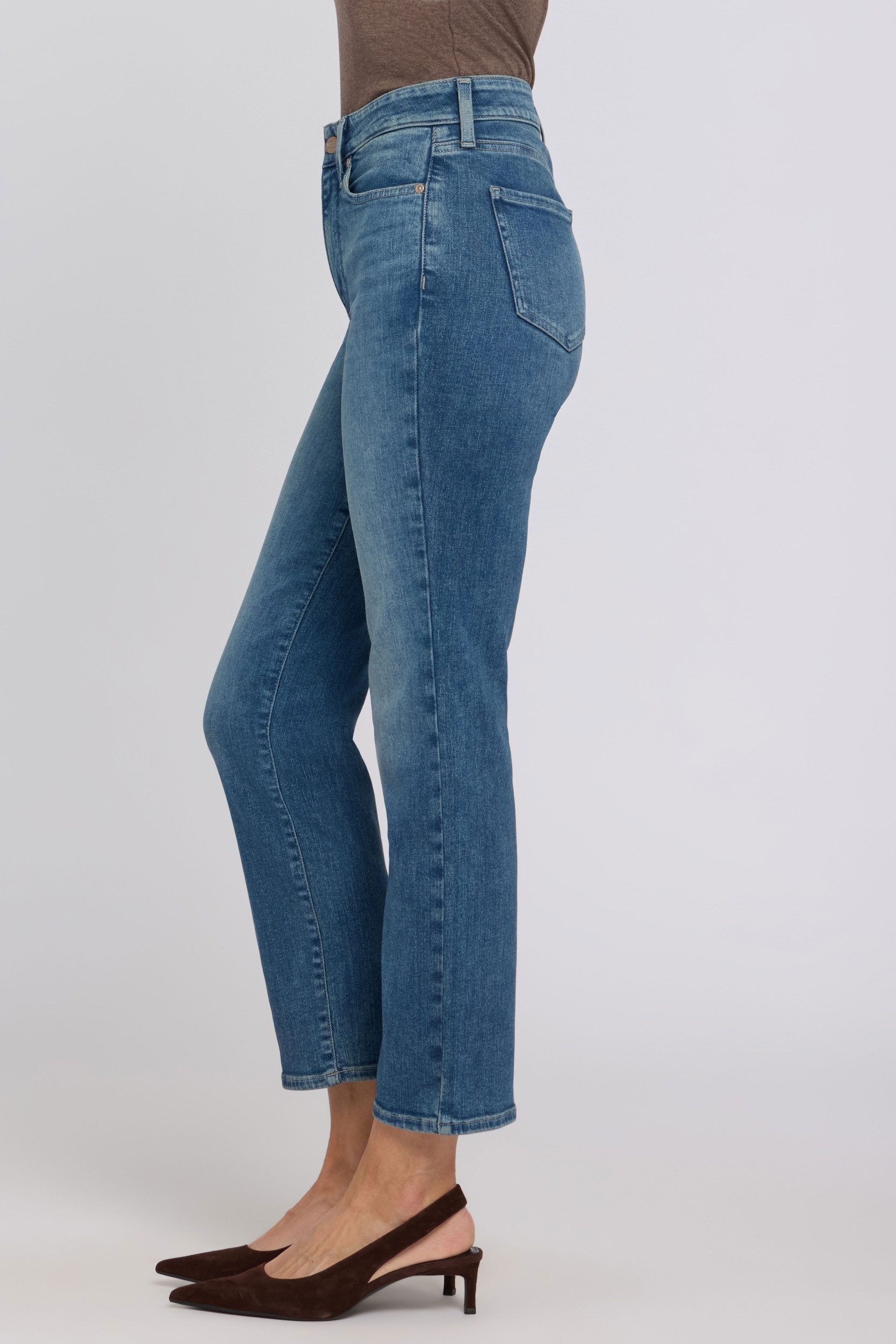 NYDJ Straight-Jeans Marilyn Straight Ankle Jeans In Re-New Denim