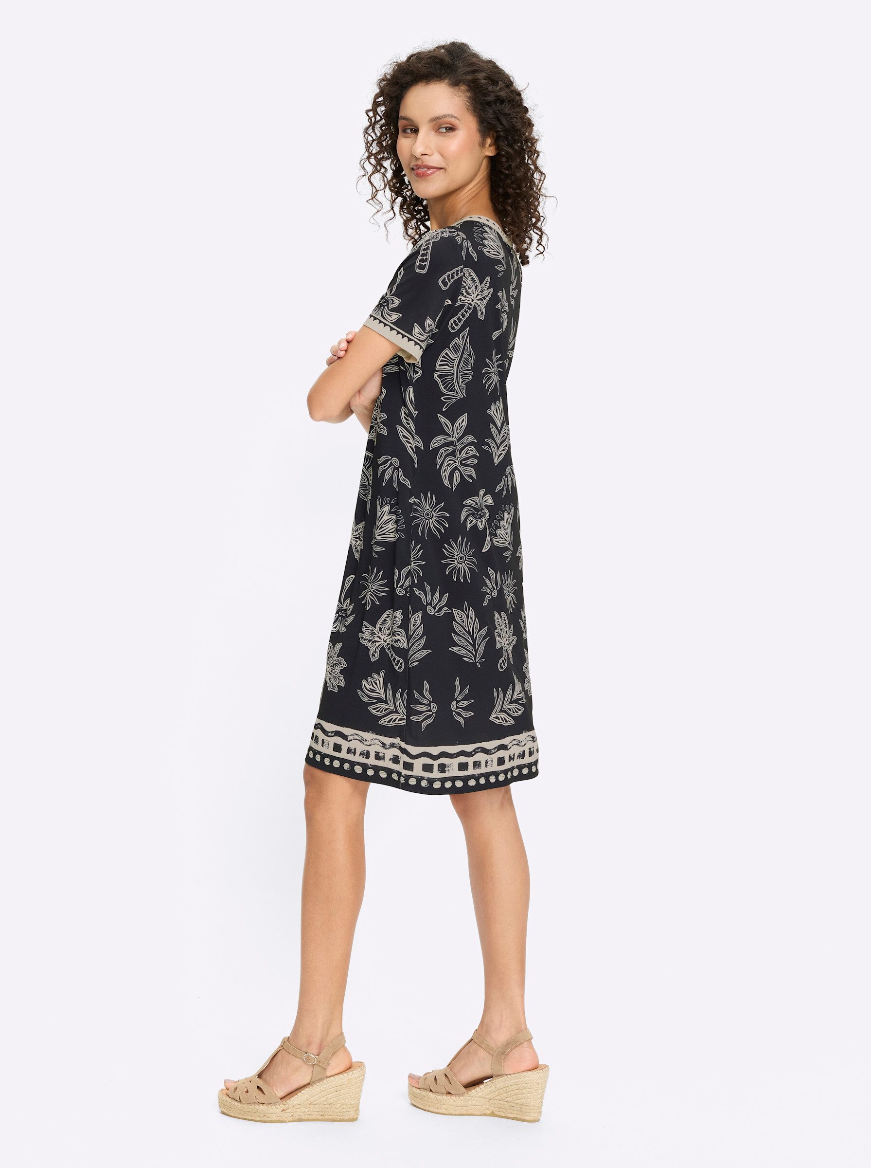 heine Jerseykleid Jersey-Kleid Kurzarm