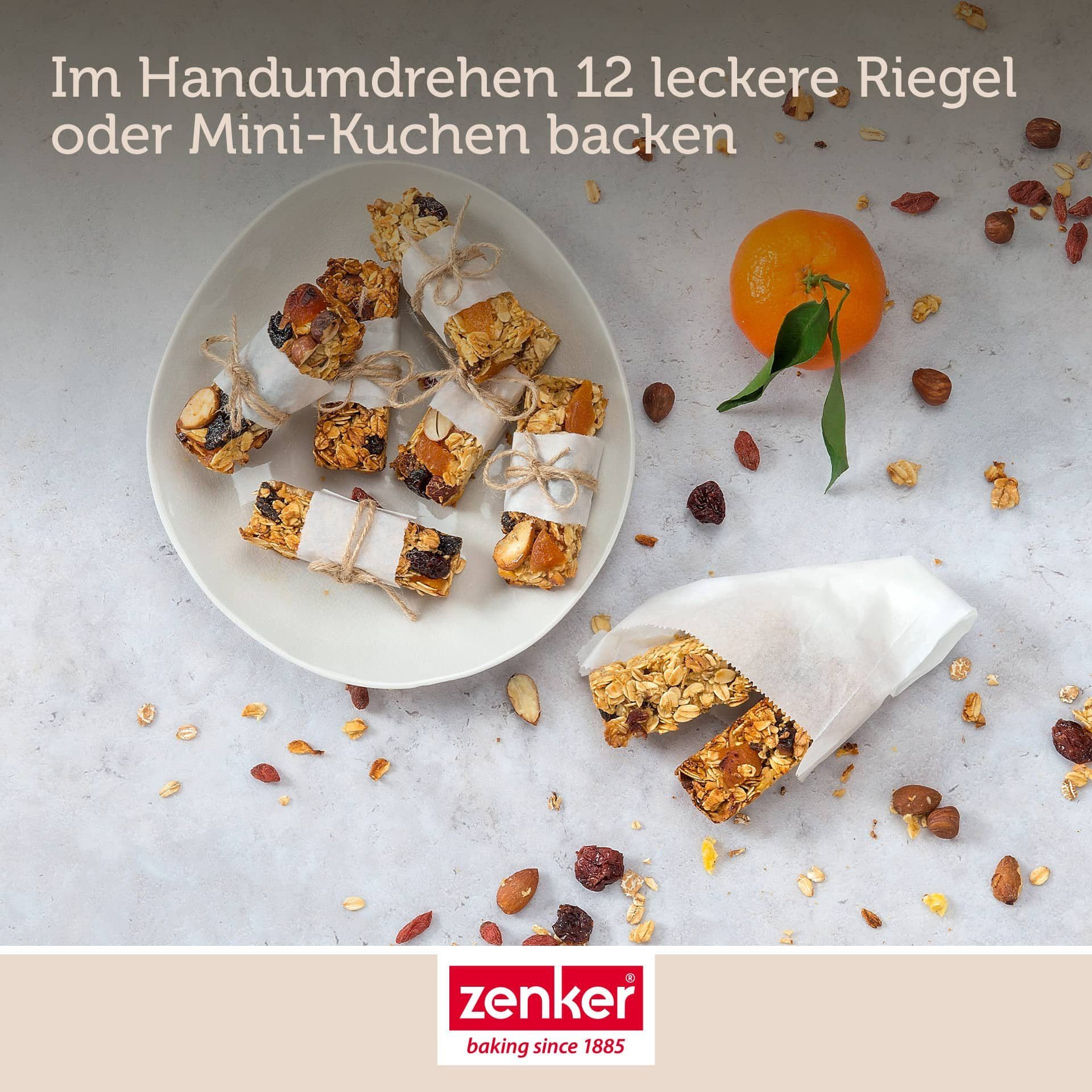 Zenker Müsliriegelform Müsliriegel-/ Minikuchenform – Bild 5 von 5
