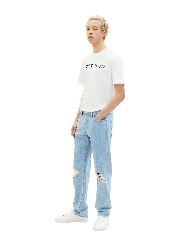 TOM TAILOR Straight-Jeans Straight Leg Jeans für Herren (1-tlg)