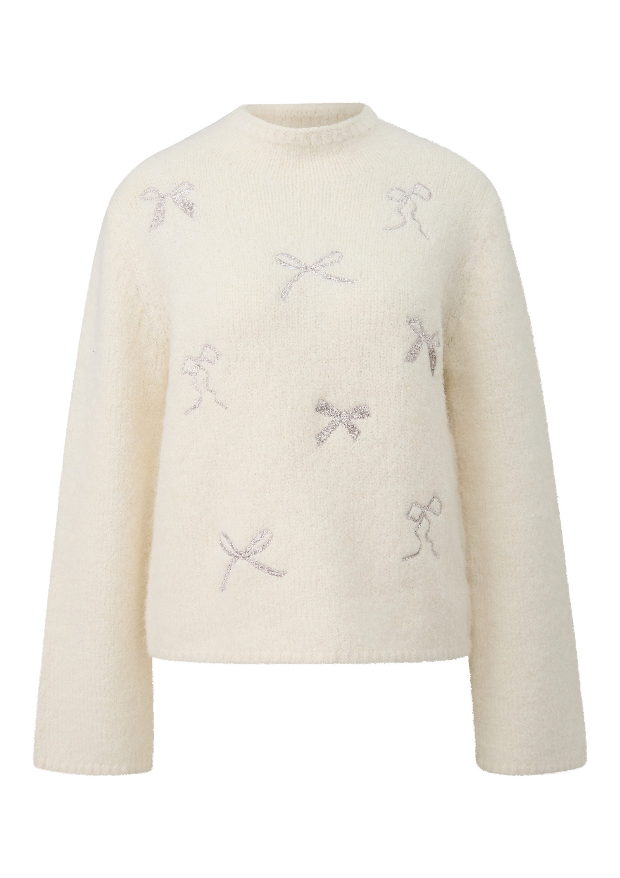 s.Oliver Longpullover Strickpullover Strickpullover mit Stehkragen günstig online kaufen