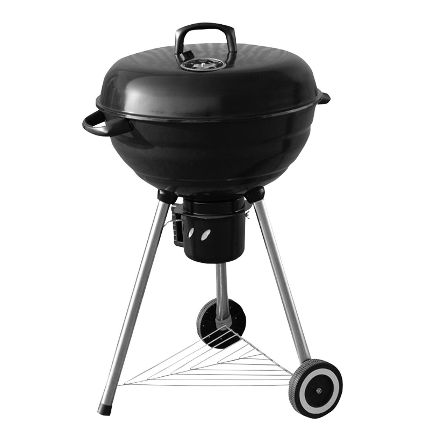 Master Grill & Party Holzkohlegrill MG910, Holzkohlegrill 46cm mit Aschepfanne