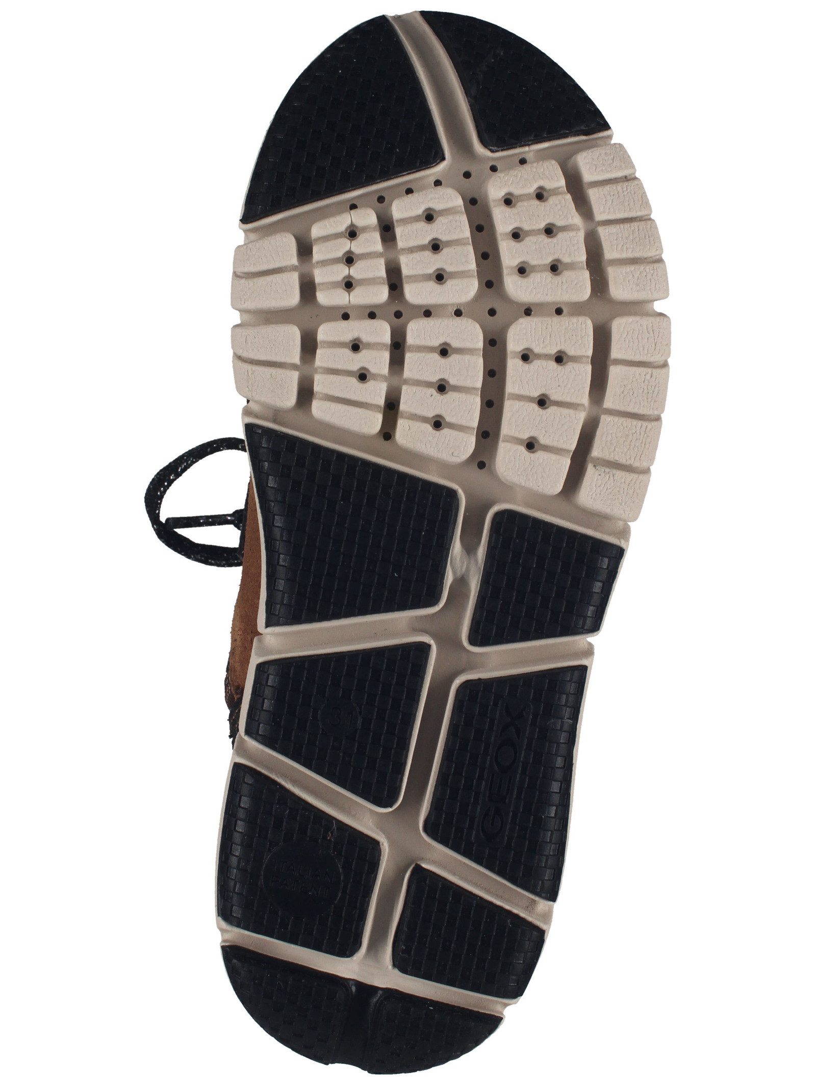 Geox Stiefelette Veloursleder/Textil Schnürstiefelette