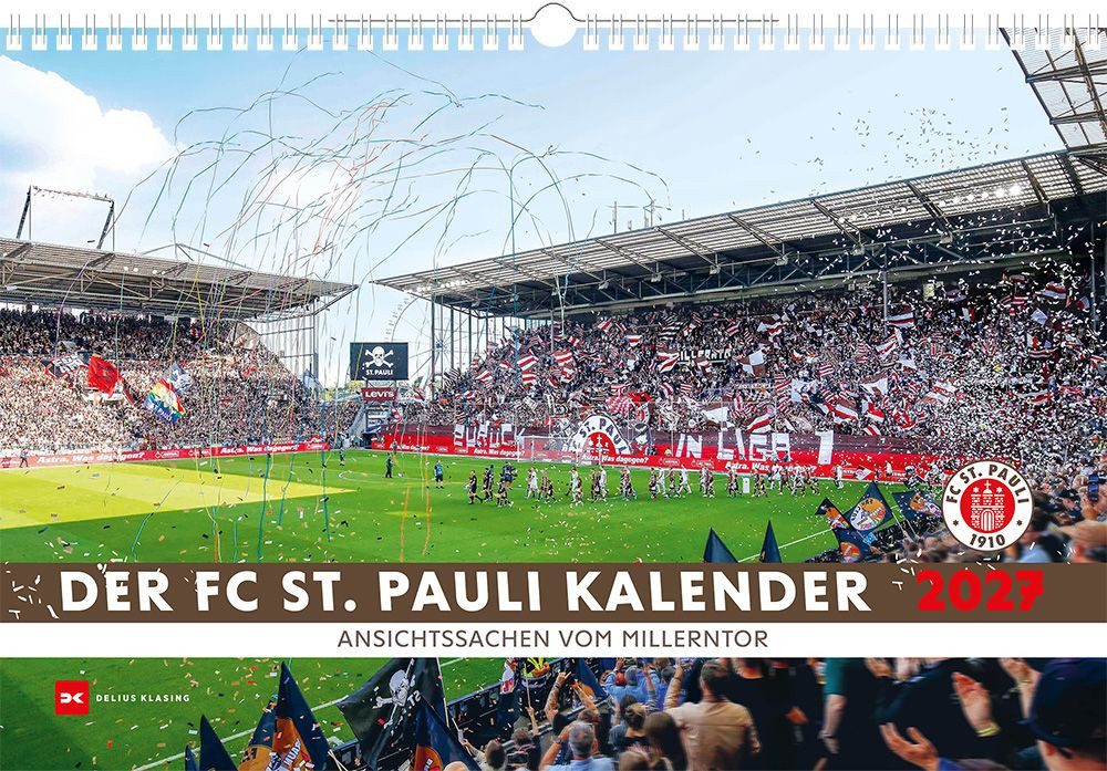 Delius Klasing Wandkalender Der FC St. Pauli Kalender 2027