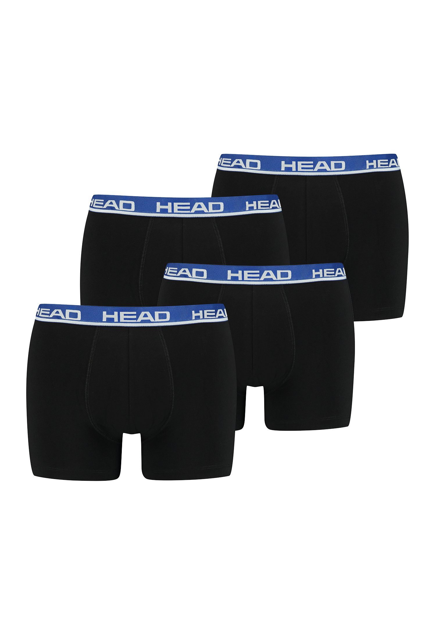 Head Boxershorts Head Basic Boxer 4P (Spar-Set, 4-St., 4er-Pack) 008 - Black / Blue