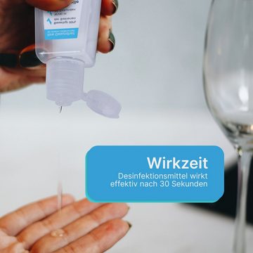 Pro Home Steridrom Desinfektionsgel 2 Go Hand-Desinfektionsmittel (Hand-Desinfektion - Bekämpft effektiv 99,9% behüllte Viren, Bakterien)