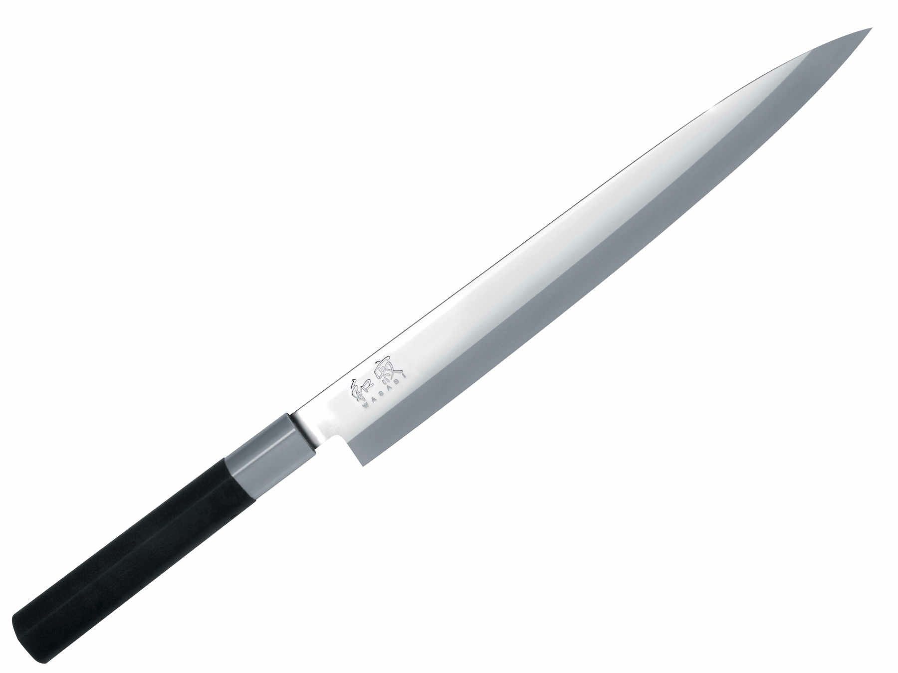 KAI Lachsmesser KAI Wasabi Black 6724Y Yanagiba - 24 cm, 6724Y