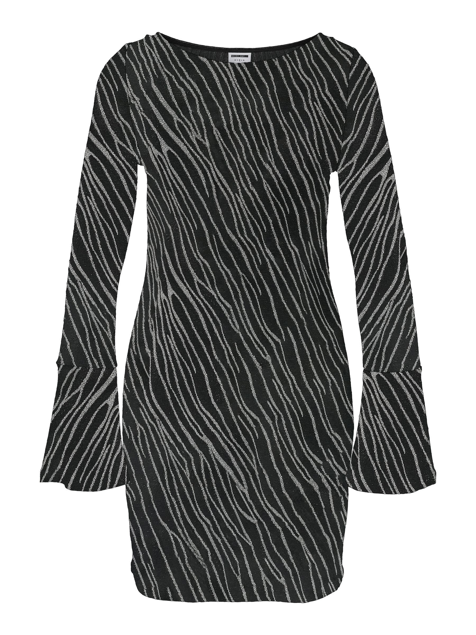 Noisy may Abendkleid Elegantes ärmelloses Kleid mit V-Ausschnitt und Rüsche günstig online kaufen