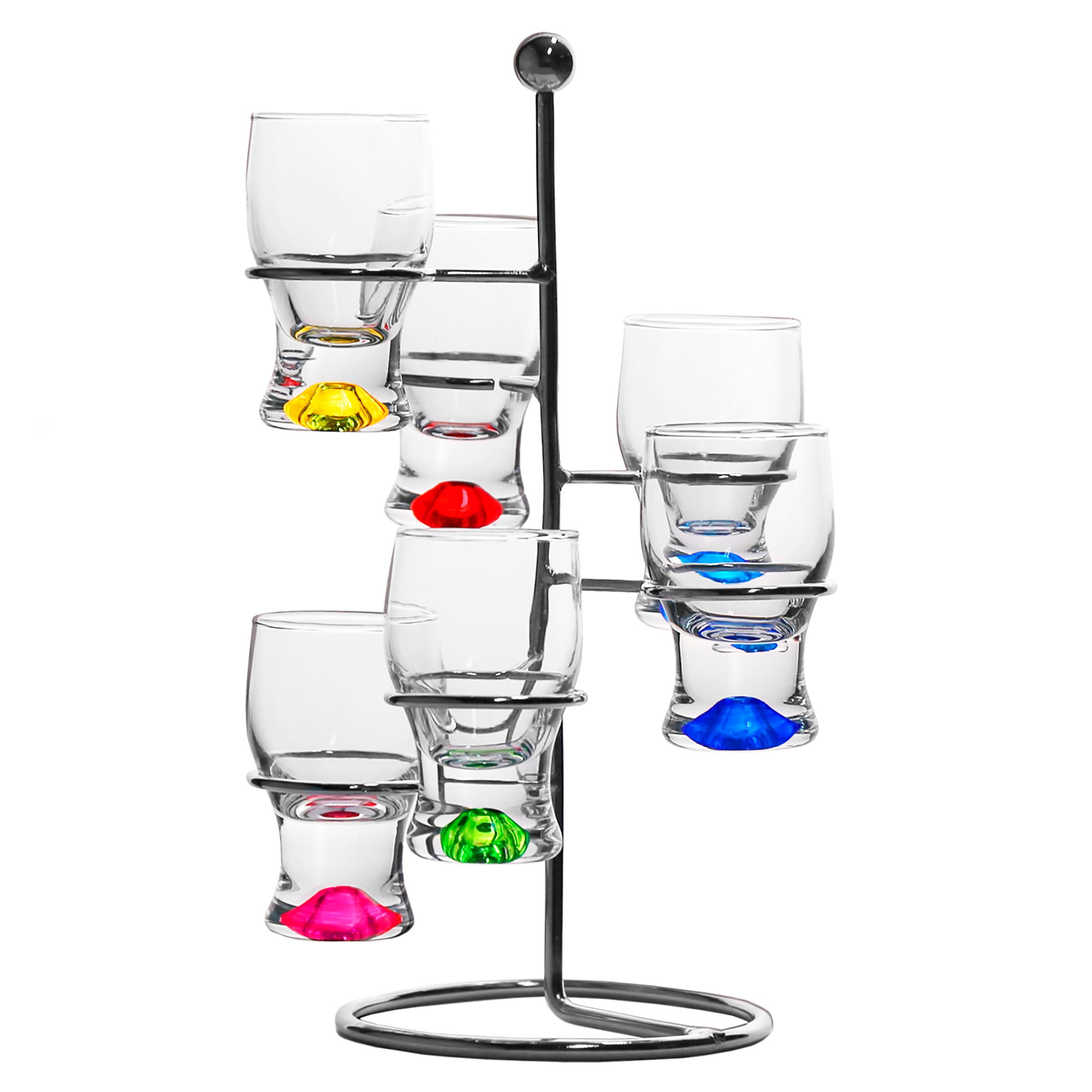 Schnapsglas 7-tlg. Set Schnapsgläser - Schnapspinnchen - Schnapsbecher Shotgläser