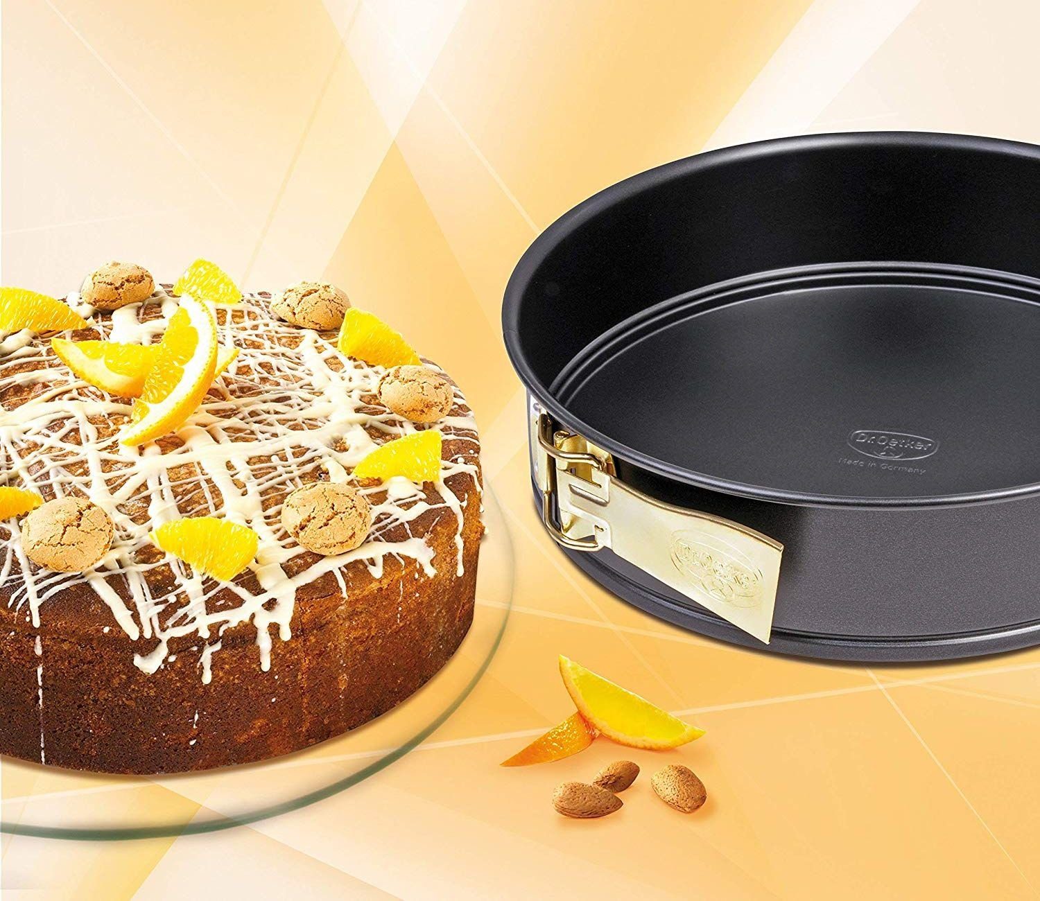 Dr. Oetker Küchenhelfer Springform Springform Rundform Kuchenform Backform 26cm Dr. Oetker Back Freude