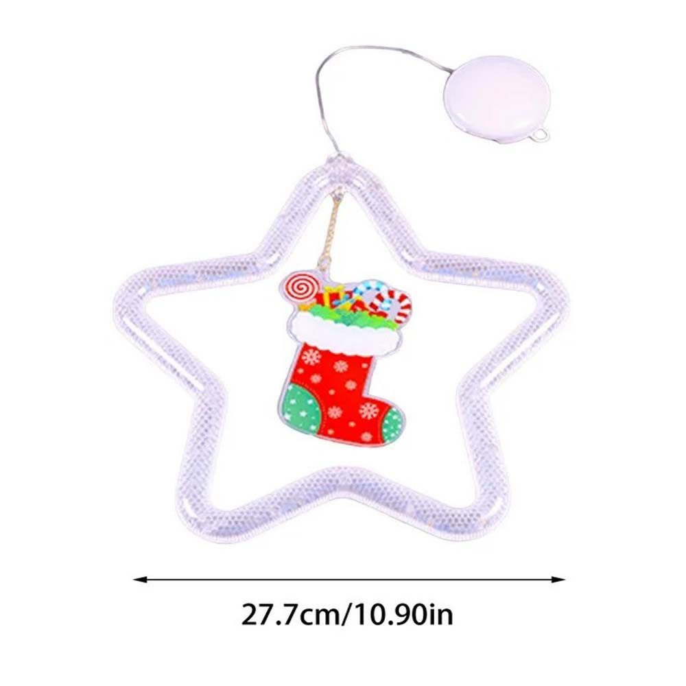 VIVIHEYDAY LED-Lichterkette LED Stern Weihnachtsbeleuchtung Fenster Innen L günstig online kaufen