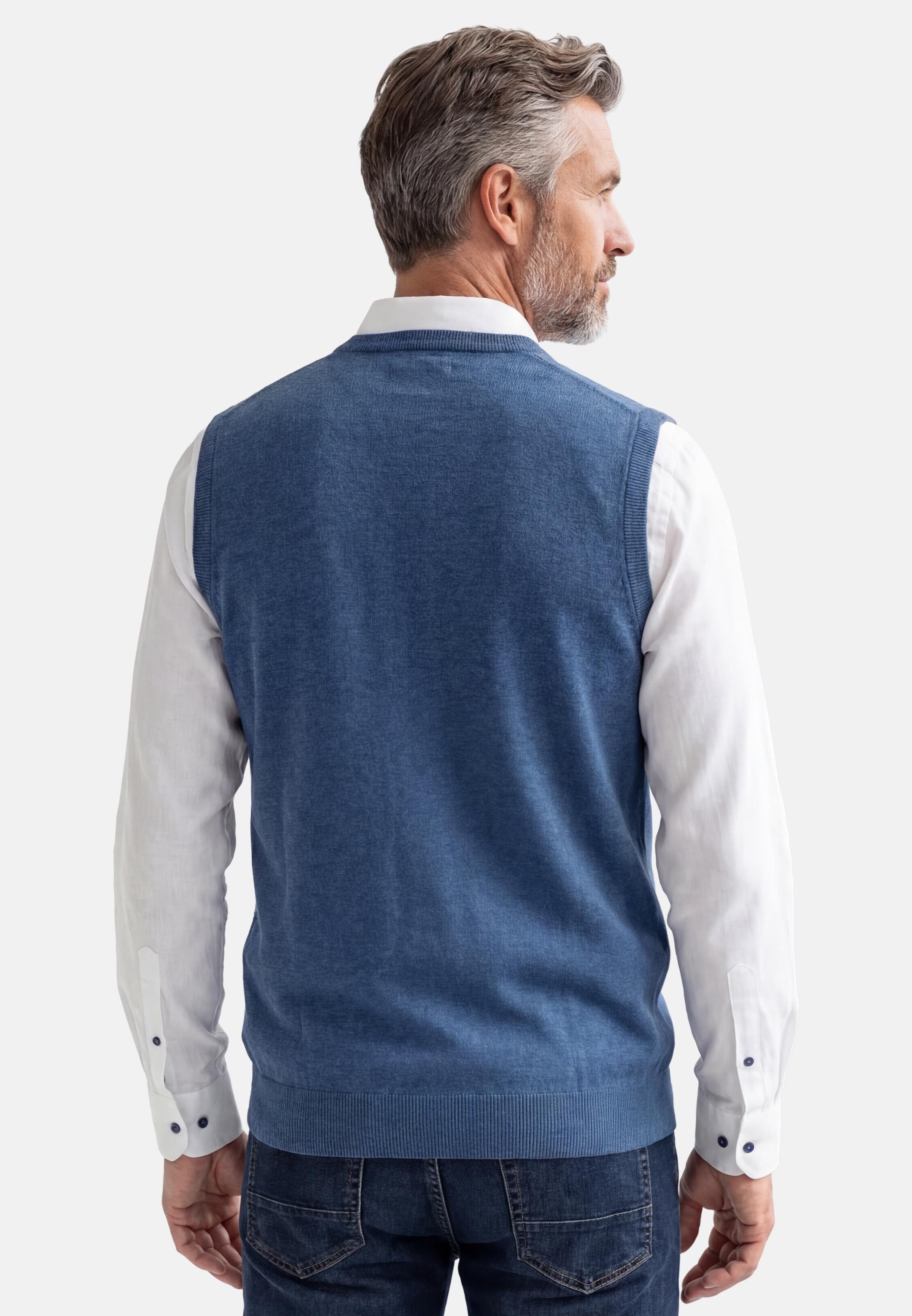 Redmond Pullunder Basic (1-tlg) Pullunder - Baumwolle - Atmungsaktiv - Weicher Feinstrick