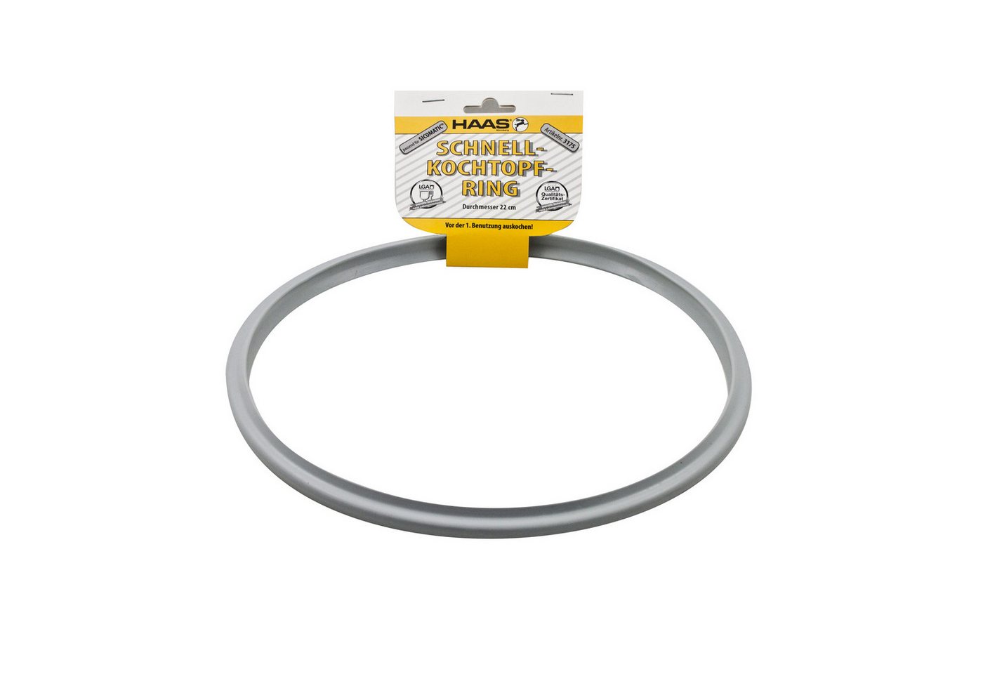 HAAS Dichtungsring Schnellkochtopf Dichtungsring Innen Ø 22 cm (1-St), für Silit Sicomatic Schnellkochtöpfe