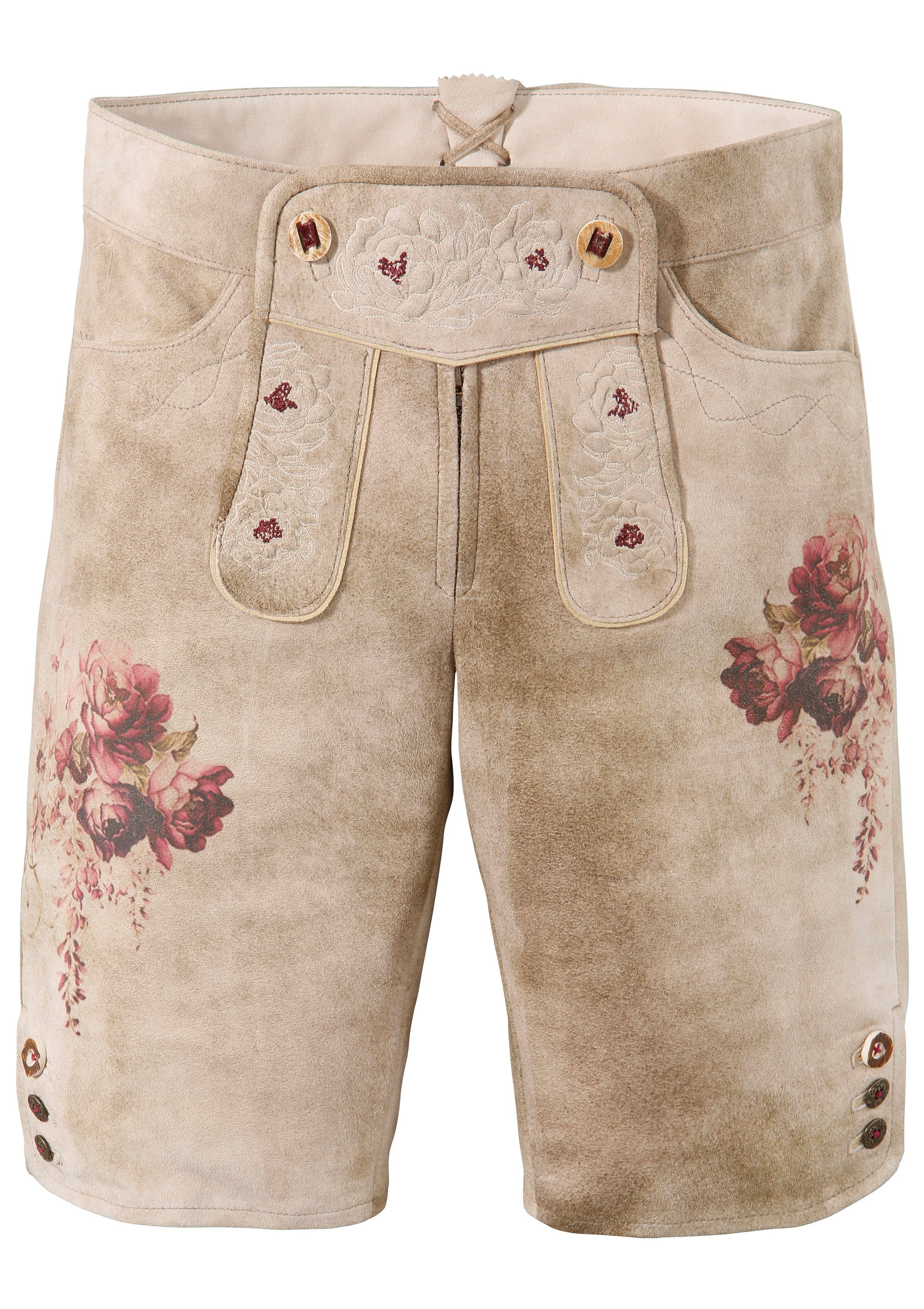 Spieth & Wensky Trachtenlederhose kurz Damen gefüttert online kaufen | OTTO