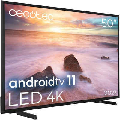 Cecotec ALU20050 LED-Fernseher (50 Zoll, 4K Ultra HD, Smart TV 4K UHD, Android 11, Frameless, MEMC Dolby Atmos, Smart TV A2. 4K UHD, Android 11, Frameless, MEMC Dolby Atmos)