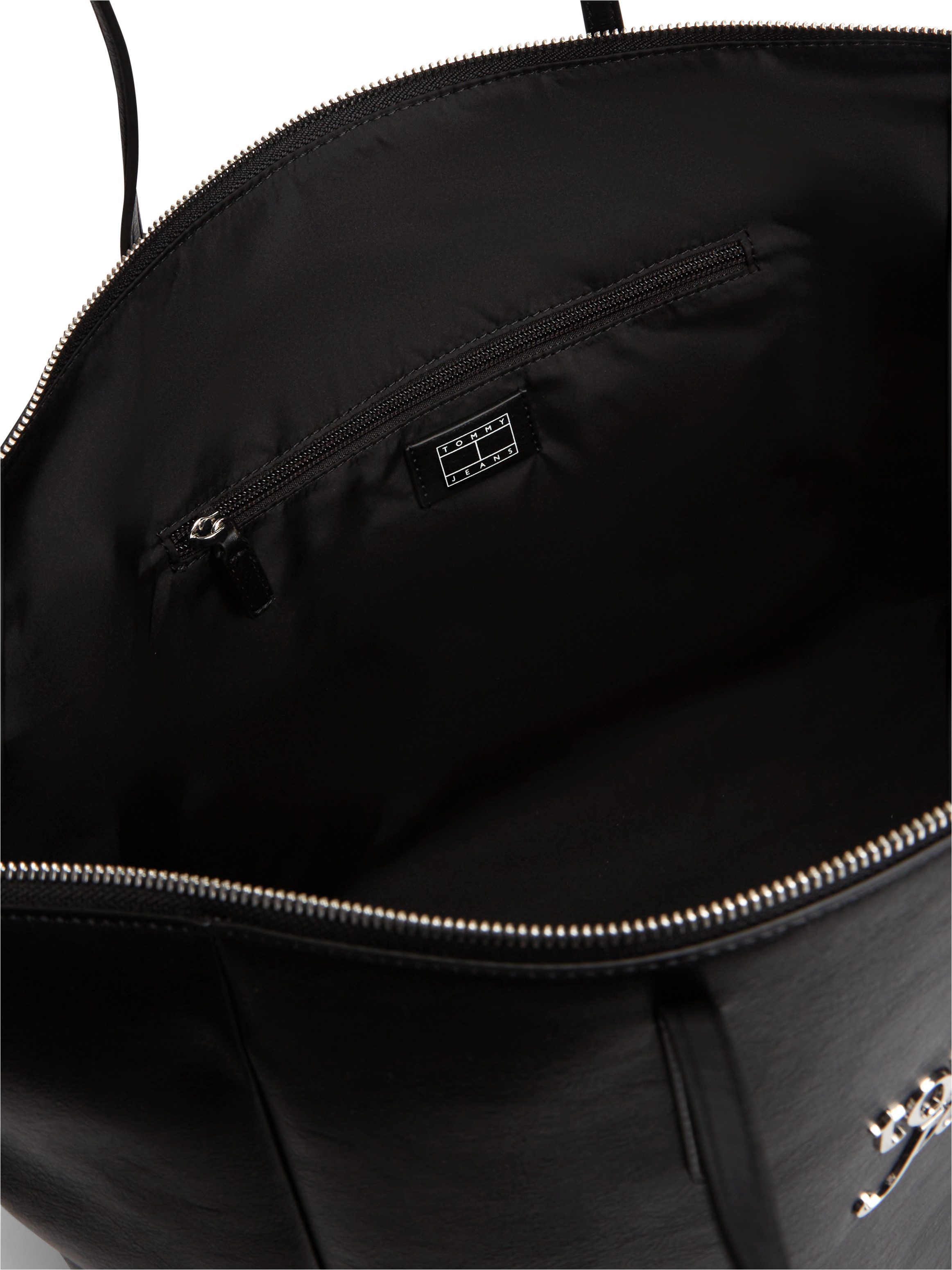 Tommy Jeans Tragetasche TJW BOLD TOTE (Set, Mit abnehmbarem Anhänger), Damen Handtasche, Umhängetasche mit Logoschriftzug – Bild 5 von 5