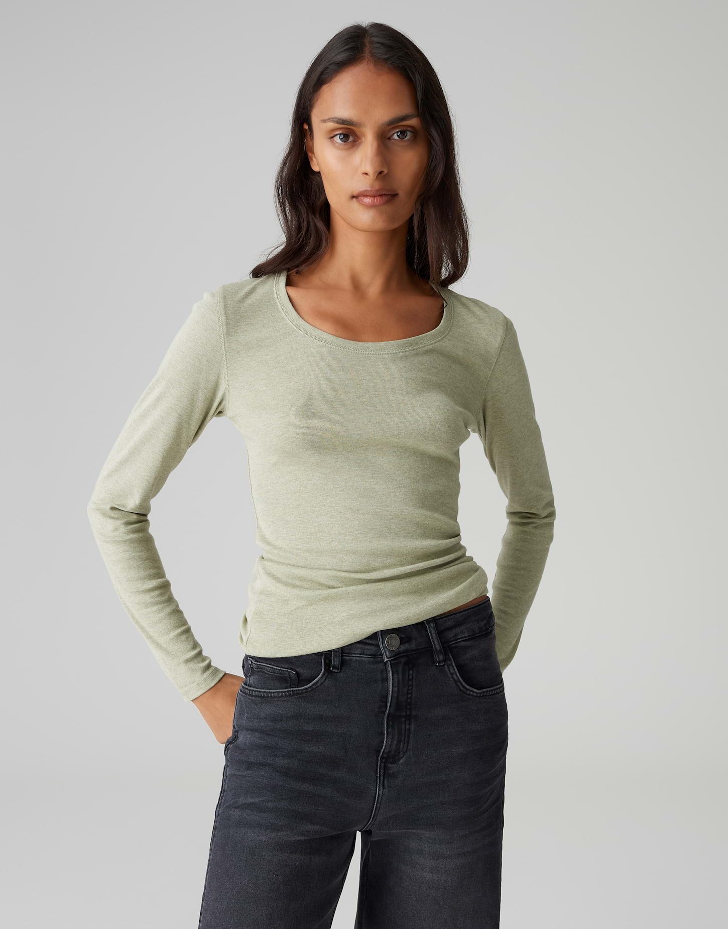 OPUS Langarmshirt SORANA aus BCI Cotton günstig online kaufen