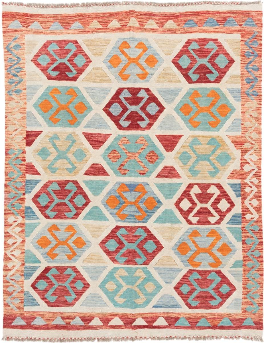 mm Orientteppich, Trading, rechteckig, 155x196 Orientteppich Handgewebter Kelim Afghan Nain 3 Höhe: