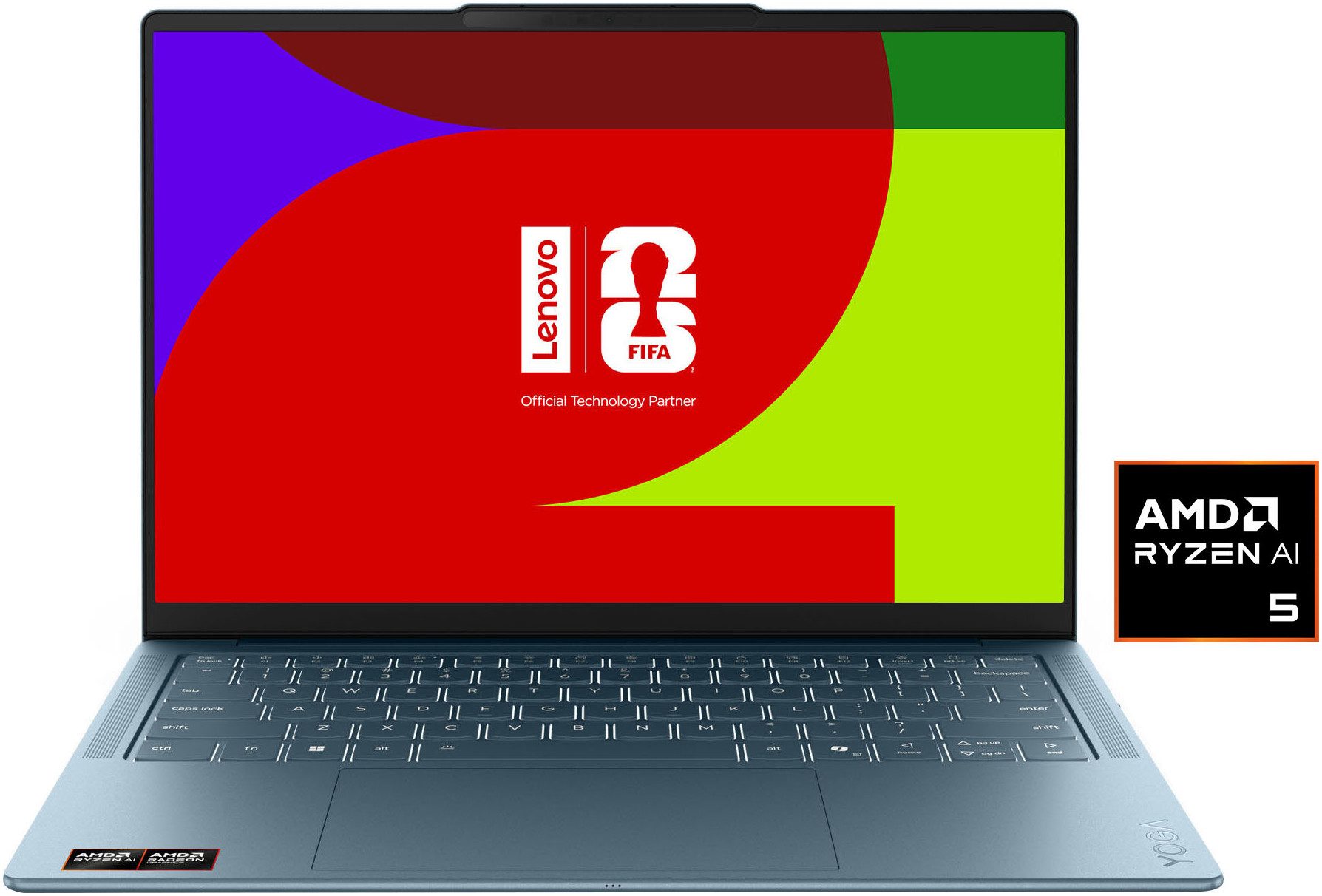 Lenovo Yoga Slim 7 14AGP11 Notebook (35,6 cm/14 Zoll, AMD Ryzen™ AI 5 430, Radeon 840M, 16 GB, 512 GB SSD)