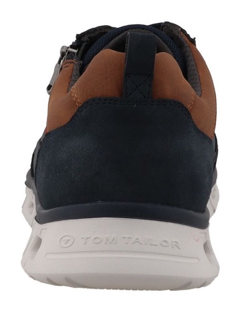 TOM TAILOR Valter Sneaker Freizeitschuh, Halbschuh, Schnürschuh mit Kontrastbesätzen