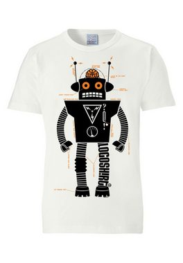 LOGOSHIRT T-Shirt Roboter Logoshirt Logo mit Roboter-Print