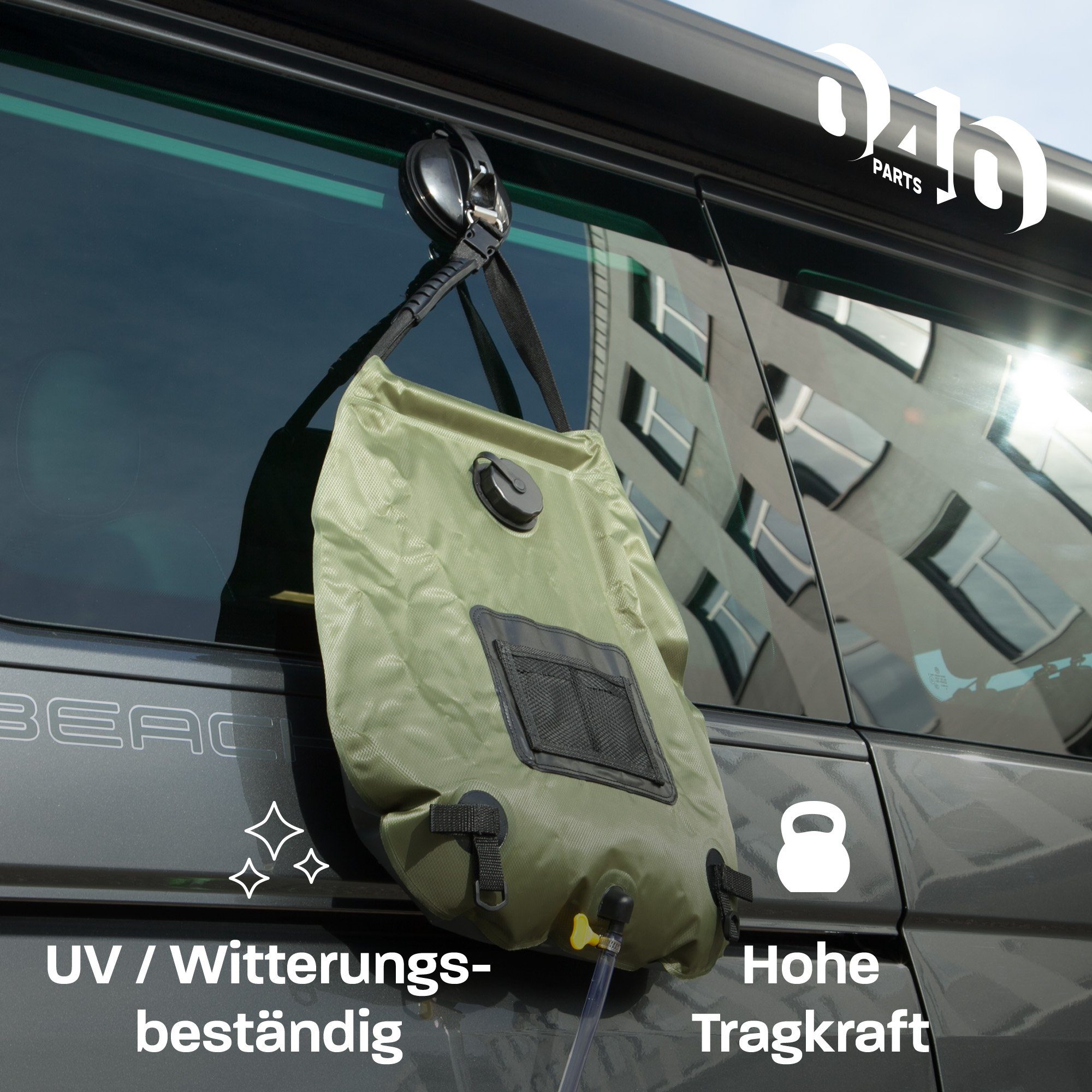 040Parts Spanngurt 040Parts multifunktionaler Saugnapfhaken T Saughaken VW kompatibel mit