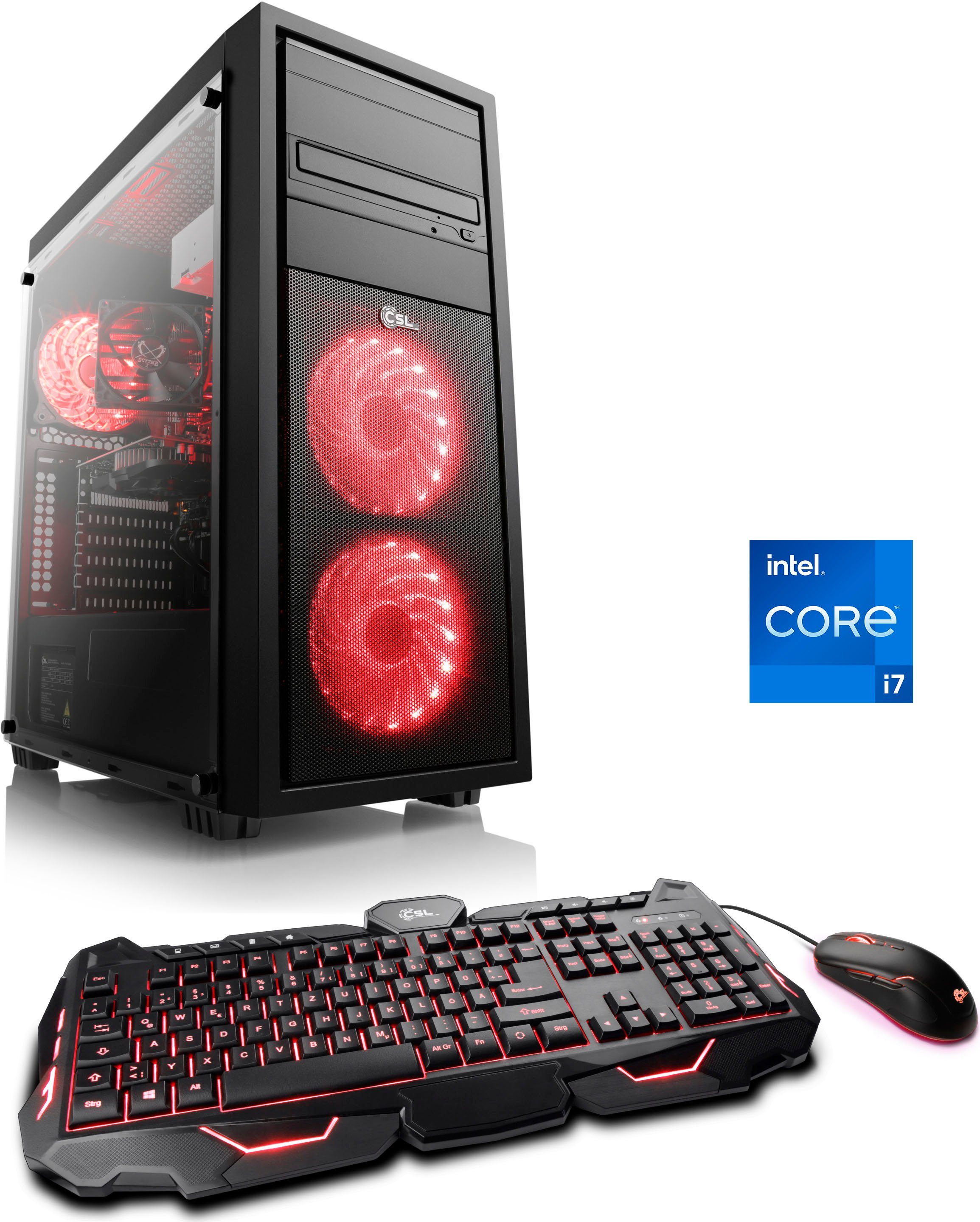 CSL Speed V7112 Windows 10 Gaming-PC (Intel® Core i7 Core™ i7-11700,  GeForce RTX 3060, 16 GB RAM, 1000 GB SSD) online kaufen | OTTO