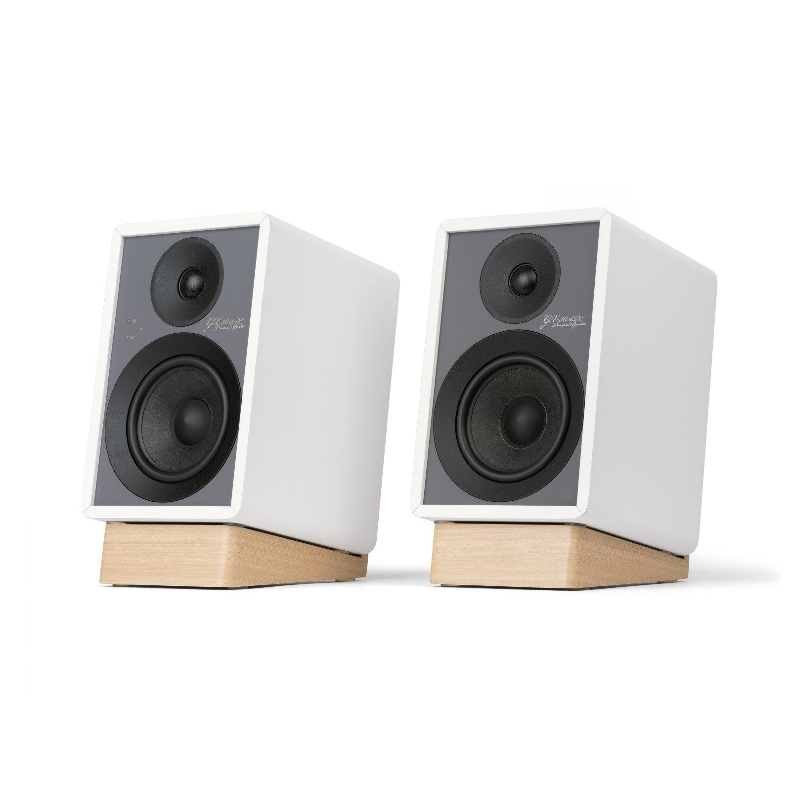 Onkyo Onkyo GX-30ARC, aktiver Regallautsprecher (weiß) - Paar Regal-Lautsprecher