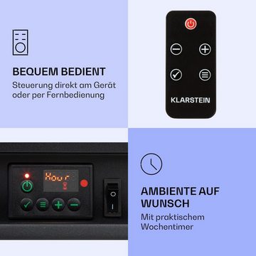 Klarstein Elektrokamin Beerenberg Smart, elektrischer Kamin mit Heizfunktion elektrischer Kaminofen mit Heizung