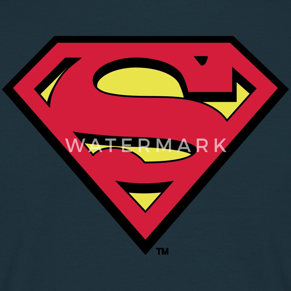 Spreadshirt T-Shirt DC Comics Superman Logo Original Karneval Männer T-Shirt (1-tlg)