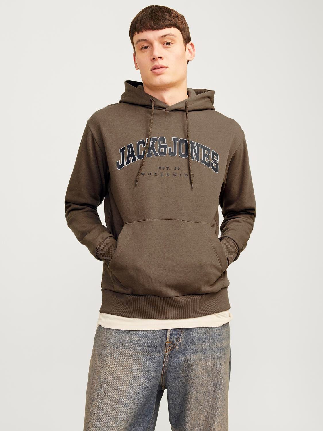Jack & Jones Kapuzensweatshirt JJECALEB VARSITY günstig online kaufen