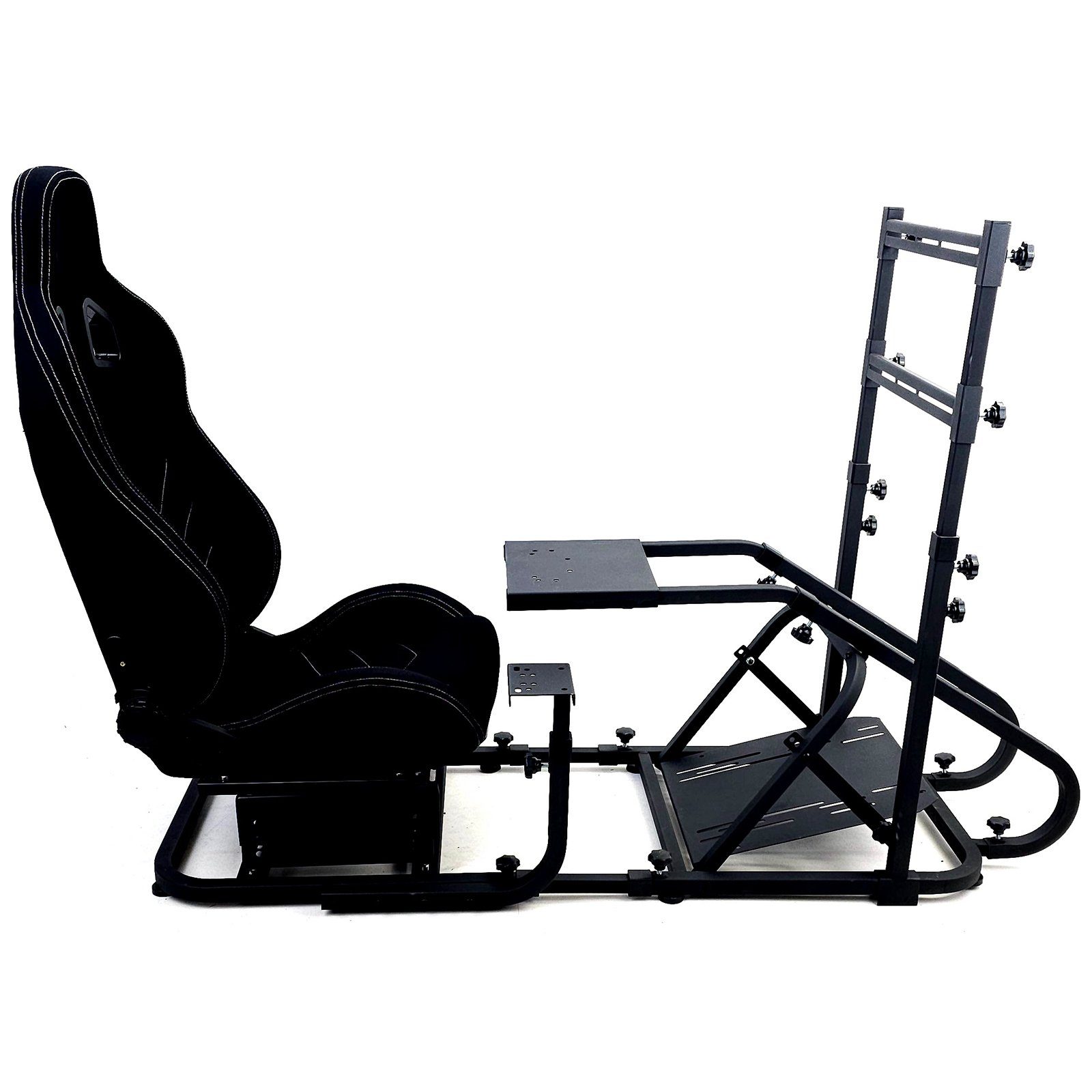 Tenzo-R SimRig 2 + Sitz Cockpit Monitor Gestell Renn Simulator für PS5 Xbox PC Simulations-Controller