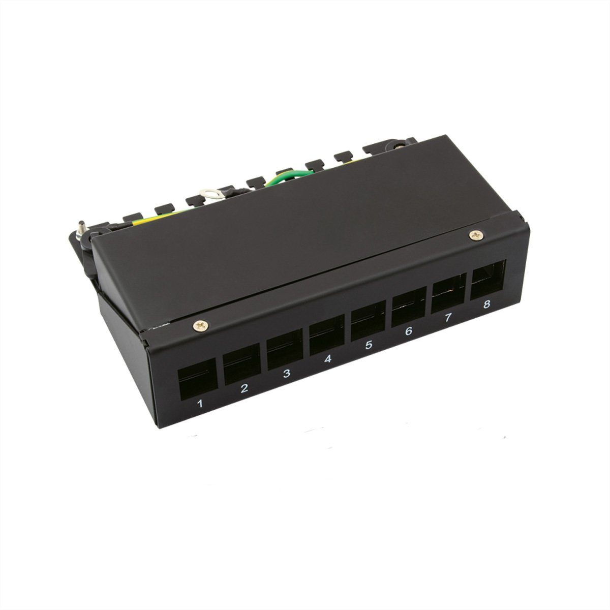 Keystone-Modulträger, 8-Port Netzwerk-Panel