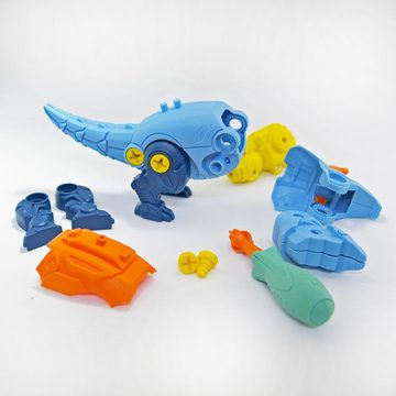 Kögler Actionfigur DIY Robo-Dino im Ei Triceratops mit Katapult Dinosaurier