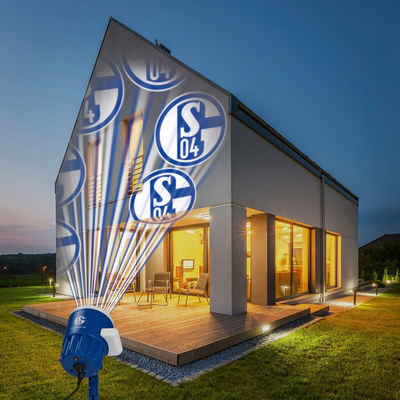 Schalke 04 LED Motivstrahler, mit Logo