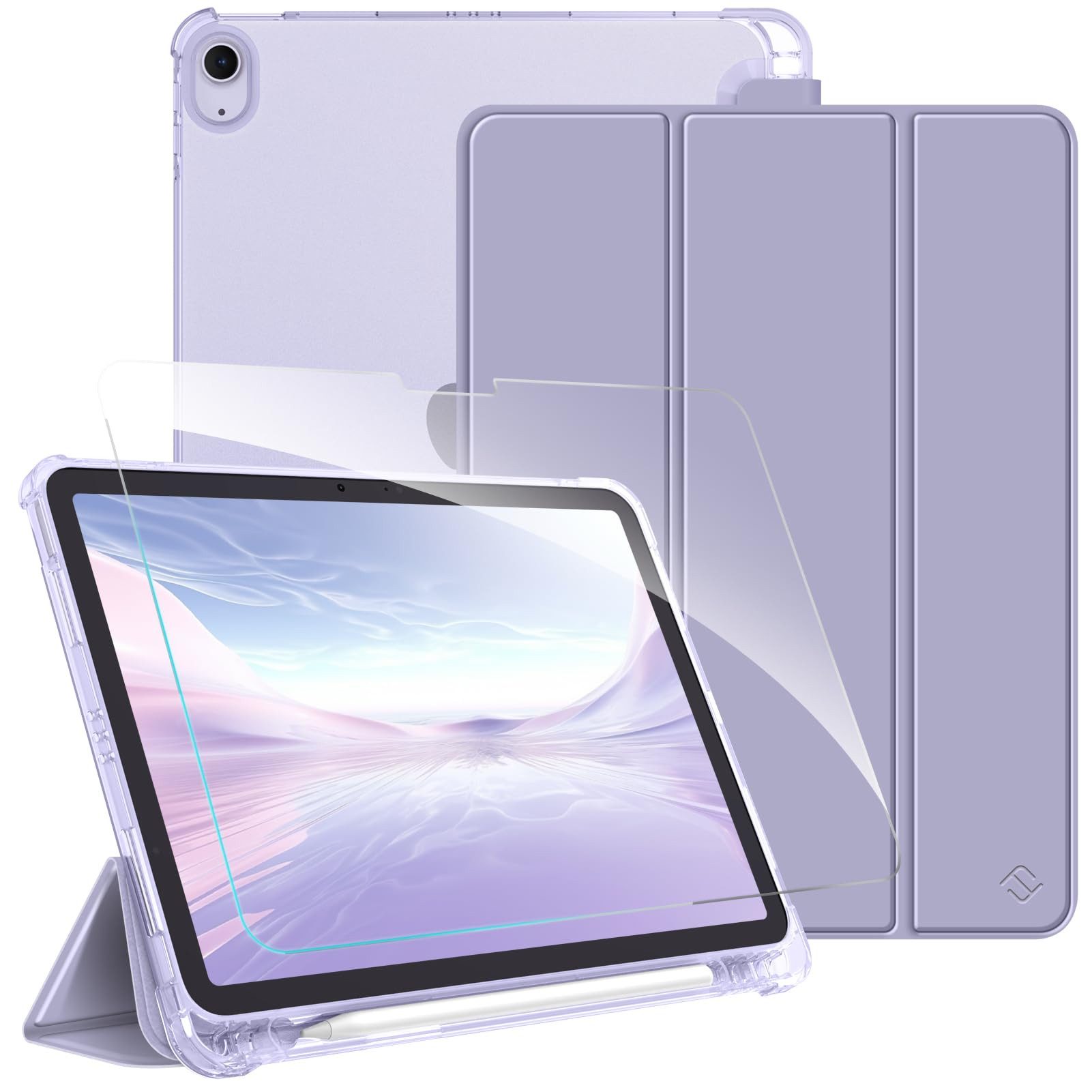 Fintie Tablet-Hülle für iPad Air 11 Zoll(M4/M3/M2-2026/2025/2024) mit Schutzfolie