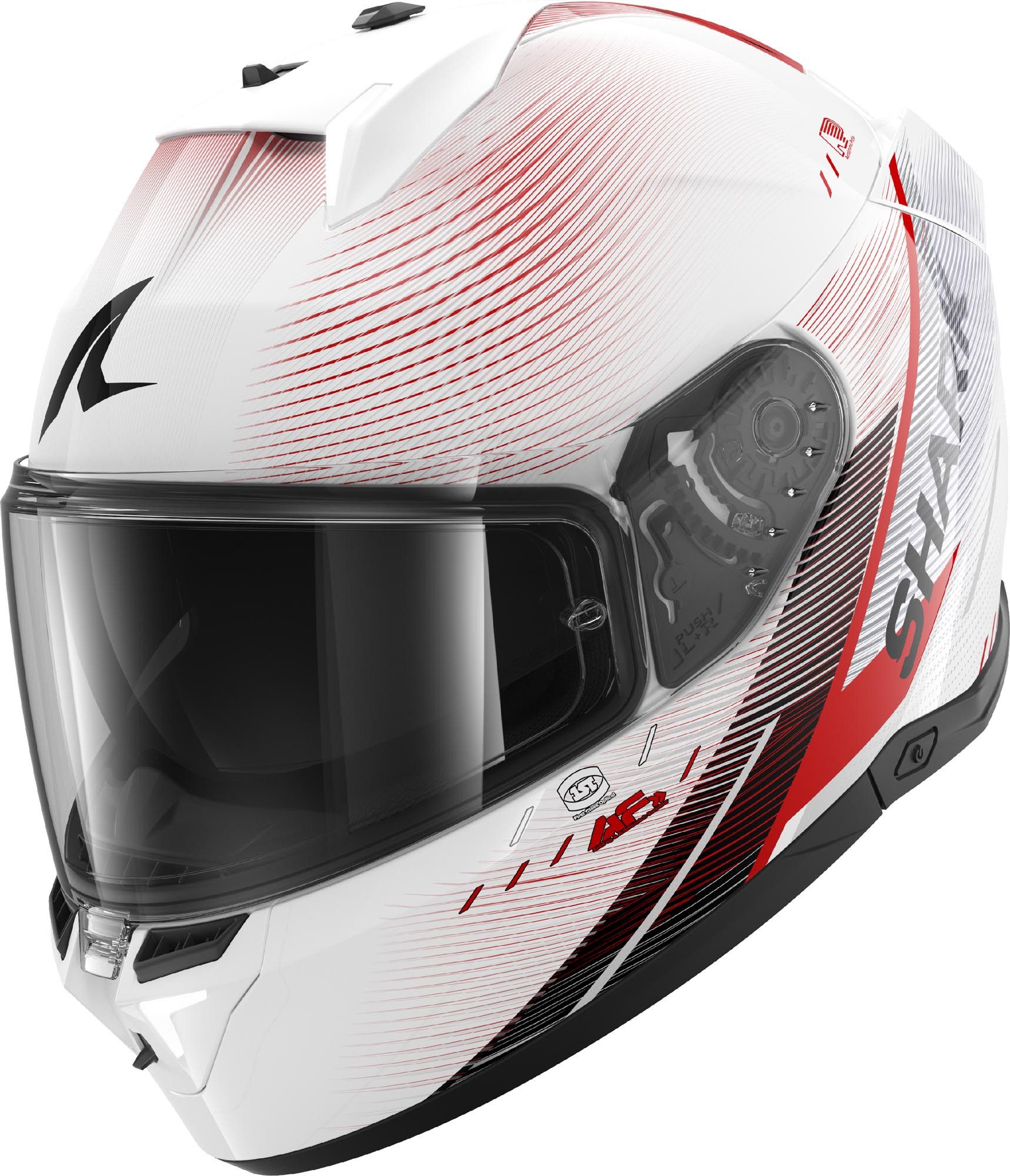 Shark Motorradhelm Skwal i3 Speed Tech Helm, antifog beschichtet,vorbereitet für Kommunikationssystem,geeignet