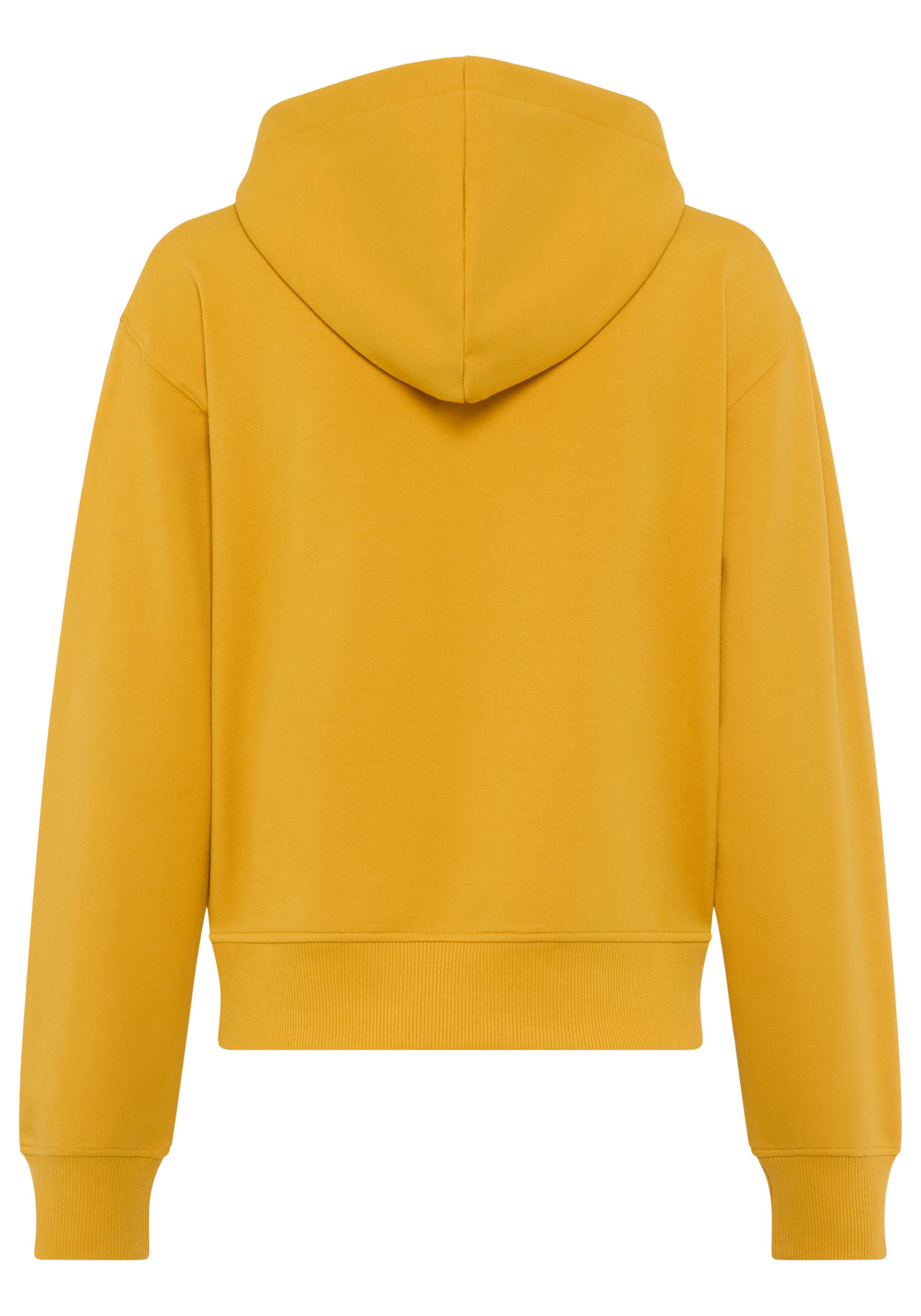 Laura Scott Kapuzensweatshirt mit Kapuze, figurumspielende Passform, mit Stickerei als Applikation