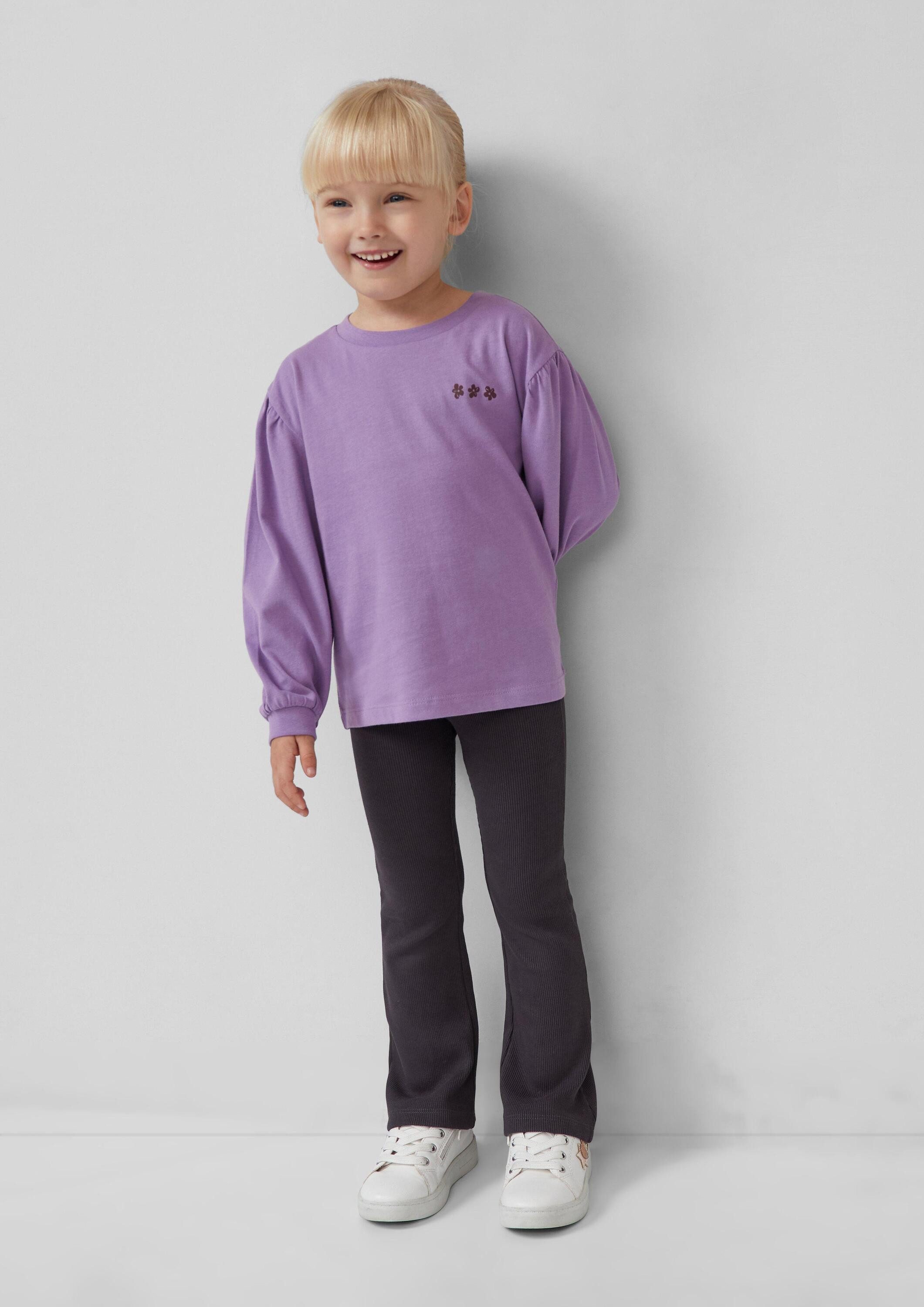 s.Oliver Langarmshirt T-Shirt Loose-Fit-Longsleeve mit Rückenprint