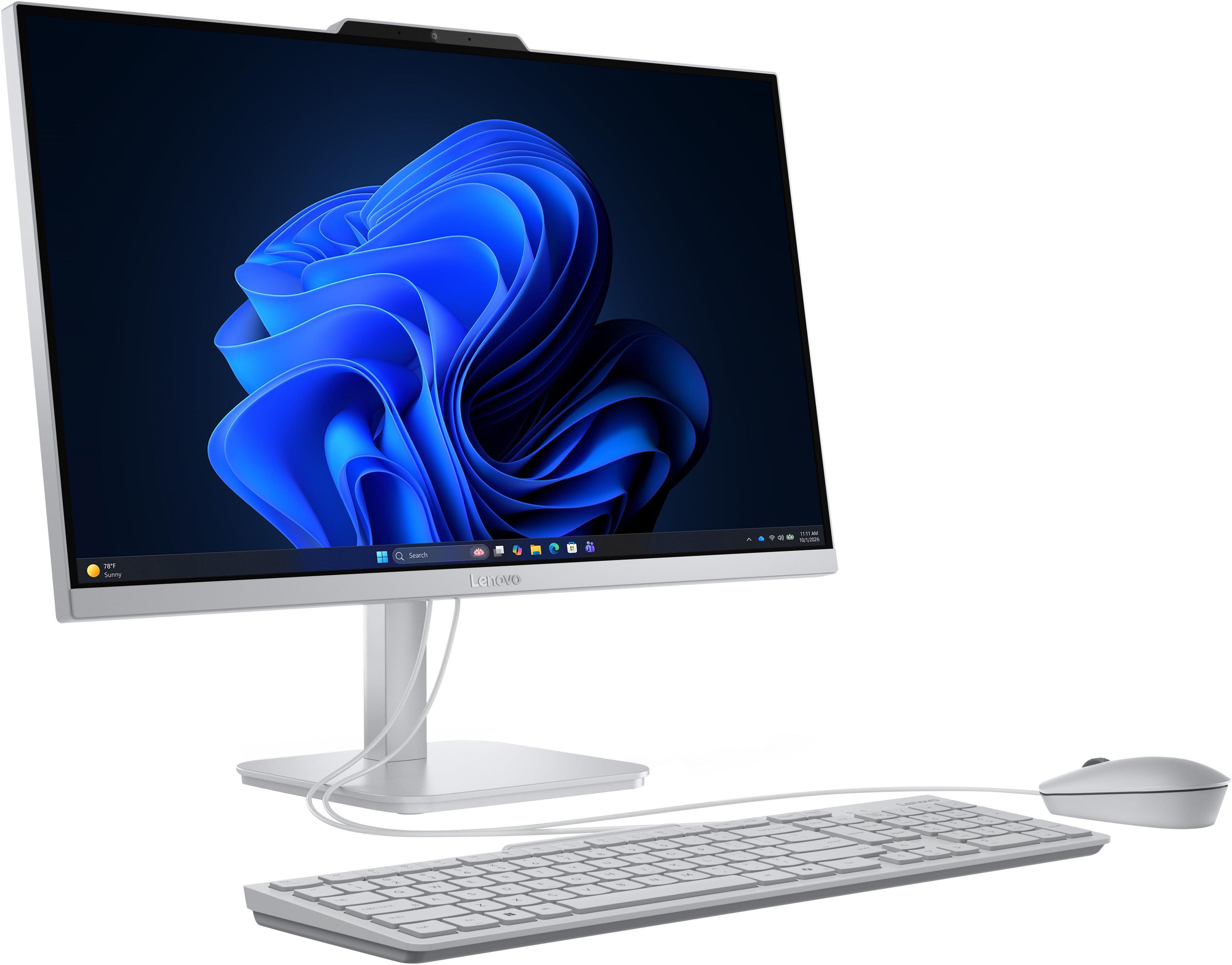 Lenovo AIO A105a All-in-One PC (23,8 Zoll, AMD Ryzen 5 40, Radeon™ 610M, 16 GB RAM, 512 GB SSD)