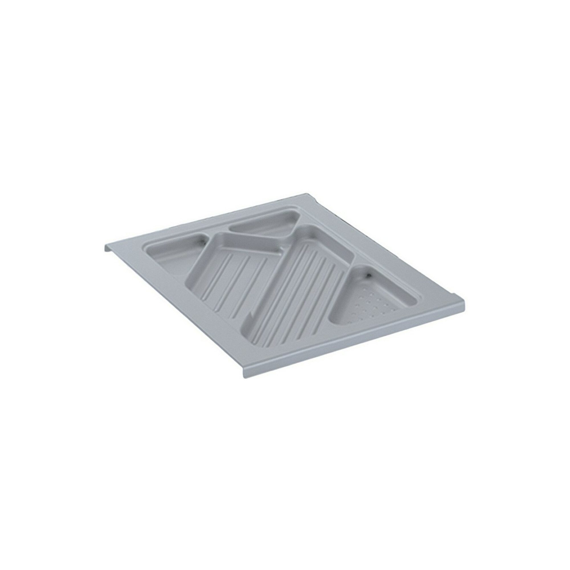 Hettich Teleskop-Vollauszug Hettich Schreibmaterialschale Caddy Systema Top 2000 9082379 KF aluopt