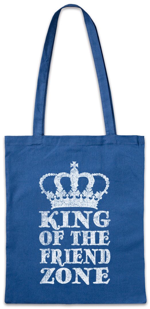 Beuteltasche King Of The Friend Zone Stofftasche Friendzone Fun Freundschaft Friend