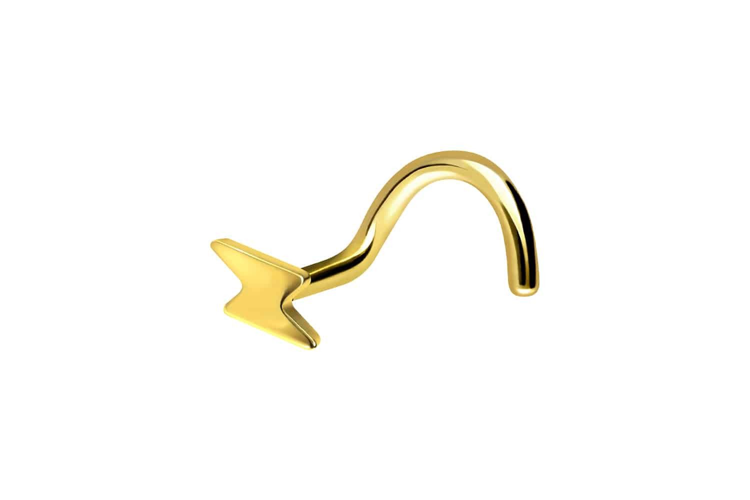 PIERCINGLINE Nasenpiercing Titan Nasenstecker Spirale BLITZ günstig online kaufen