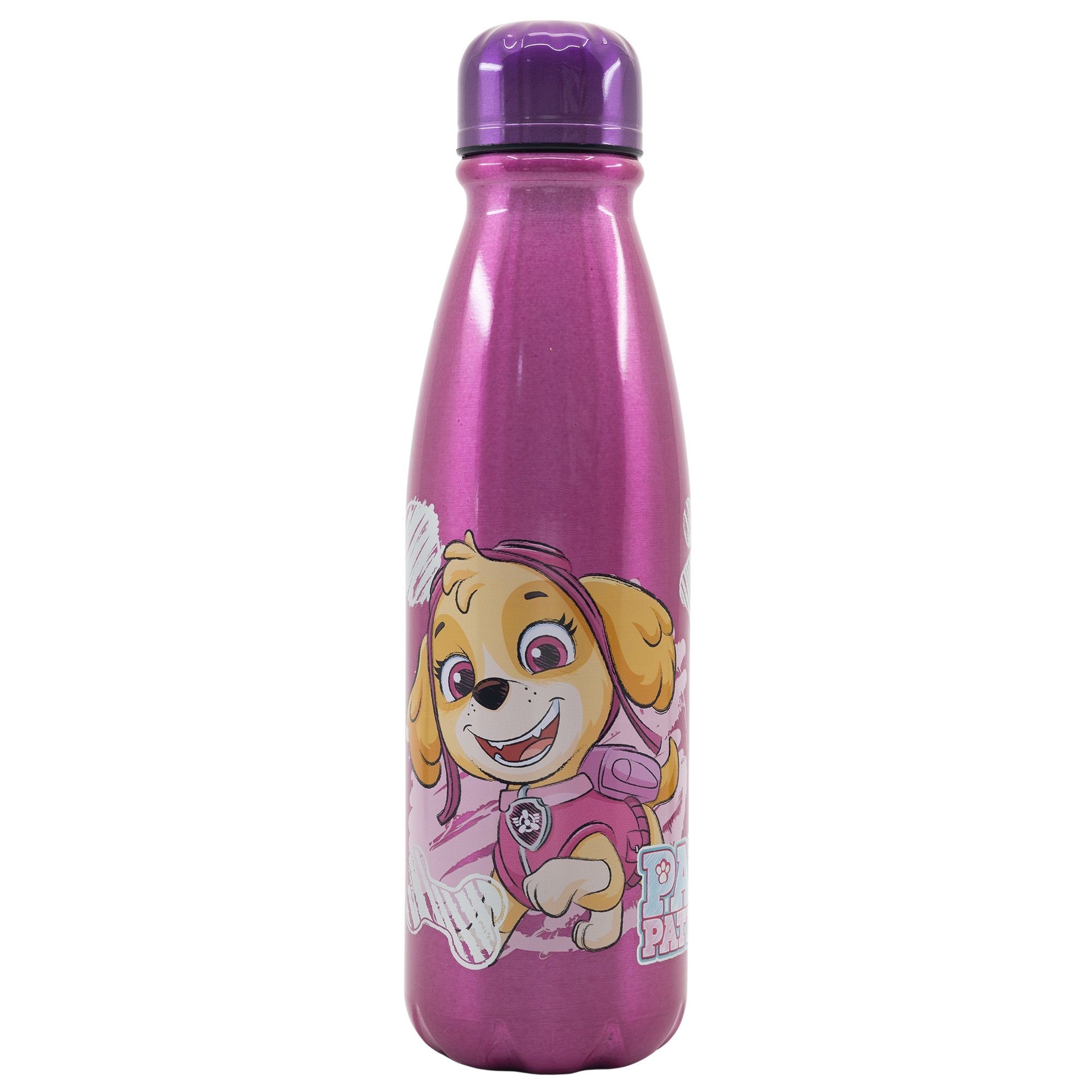 Trinkflasche Paw Patrol Skye Everest Aluminium Wasserflasche 600 ml