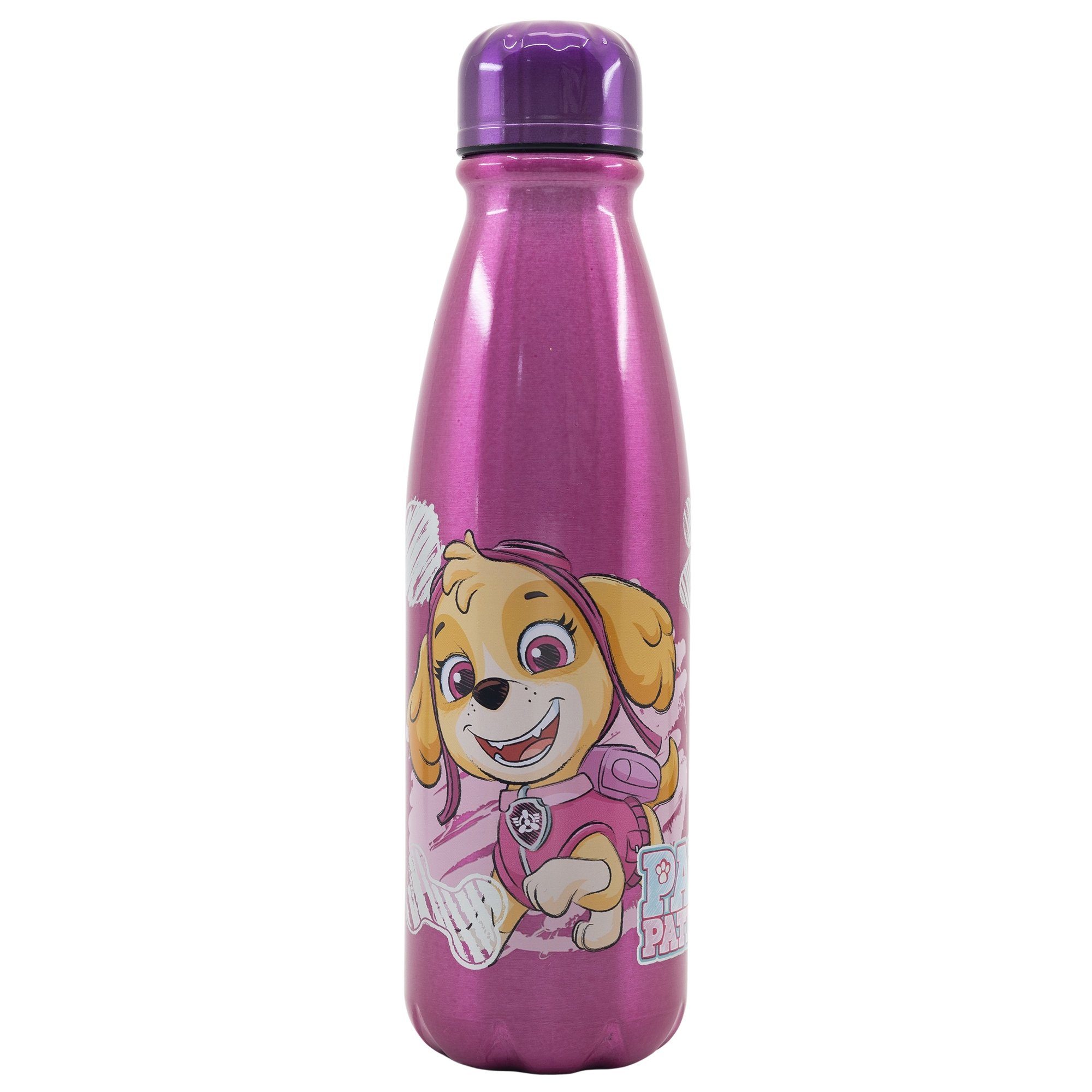 PAW PATROL Trinkflasche Paw Patrol Skye Everest Aluminium Wasserflasche 600 ml