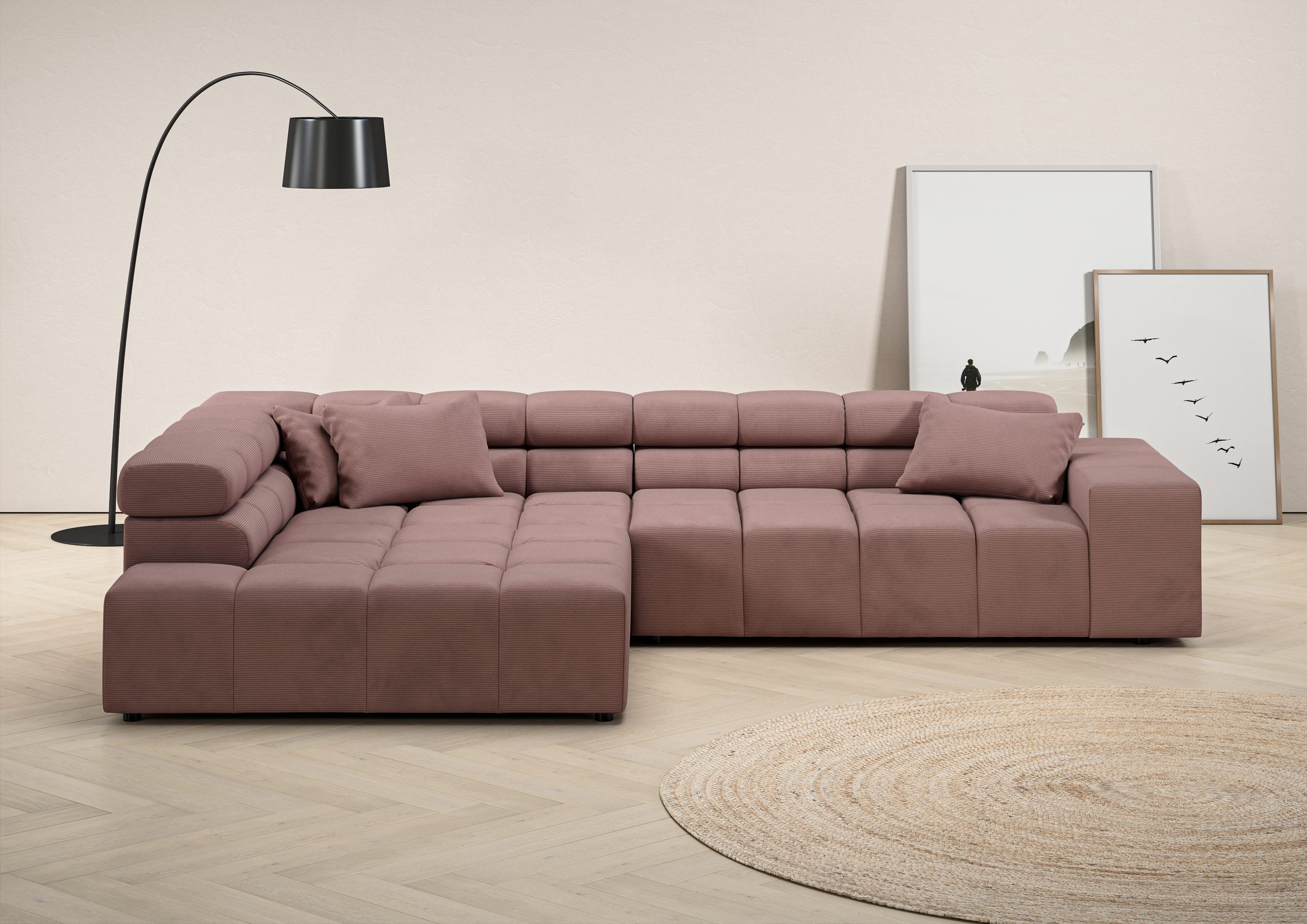 INOSIGN Ecksofa Ancona incl. Kopfteilverstellung, OTTOs günstig online kaufen